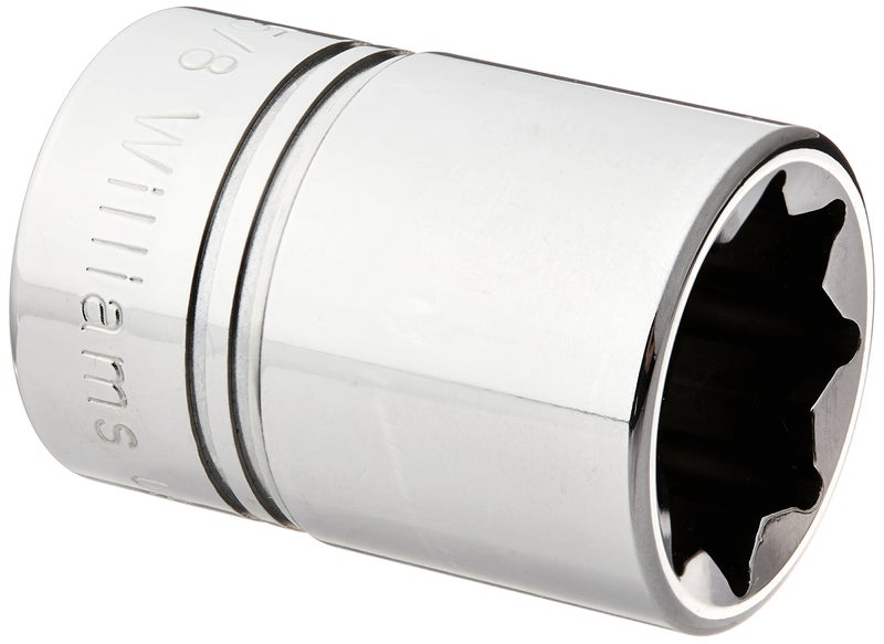 Williams ST-820 1/2 Drive Shallow Socket, 8- Point, 5/8-Inch - Image 1